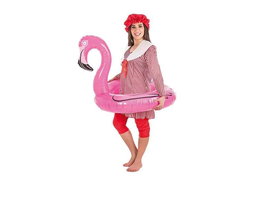 Creaciones Llopis - Déguisement Adulte Bain de Mer Femme avec Maillot, Chapeau, Ballons et Bouée - Taille M