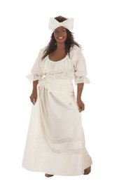 BigBuy Carnival Déguisement Adulte Cubaine Beige Taille M