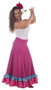 Creaciones Llopis Disfraz Adulto Falda Sevillana Fuxia Baile Talla M