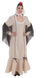 BigBuy Carnival Déguisement Chulapa Beige Taille L