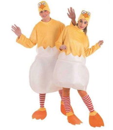 Creaciones Llopis Déguisement Adulte Pollito Cáscara Taille L