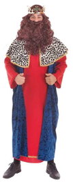 Creaciones Llopis Déguisement Adulte Roi Mage avec Cape Bleue T-L