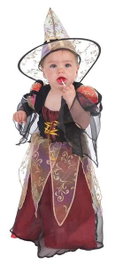Creaciones Llopis Déguisement Bébé Sorcière/Princesse Bordeaux 1-2 ans