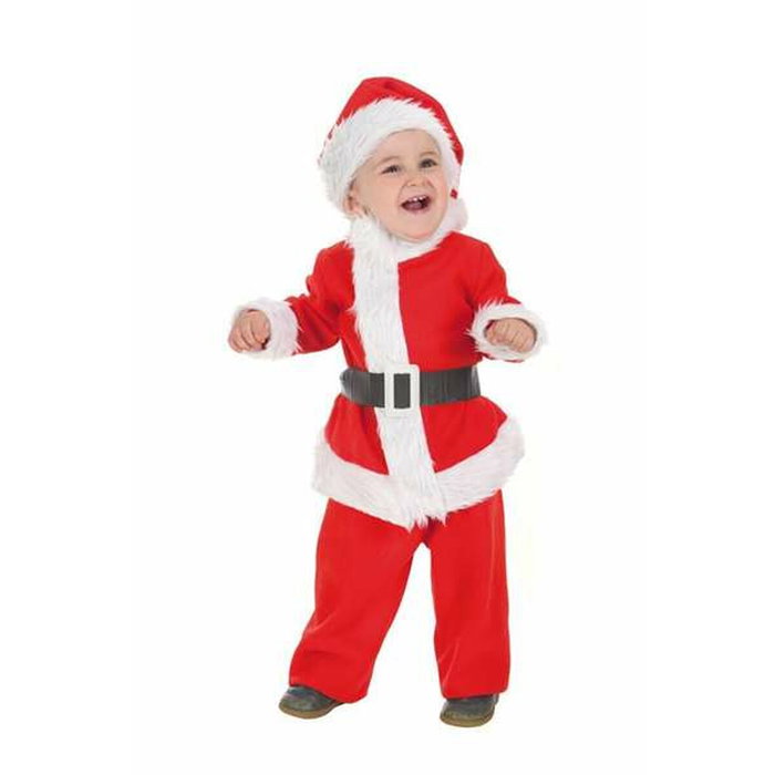 Creaciones Llopis Déguisement Père Noël Rouge pour Bébé 12 Mois