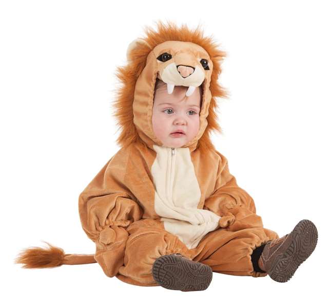 Creaciones Llopis Déguisement Bébé Lion avec Manchons - Taille 0-12 Mois Creaciones Llopis Déguisement Bébé Lion avec Manchons - Taille 0-12 Mois