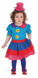 Creaciones Llopis Déguisement Bébé Clown Crispina - 2 Pièces