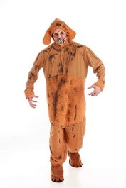 BigBuy Carnival Déguisement Adulte Chien Zombie avec Maquillage, Taille L