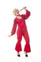 Creaciones Llopis - Déguisement Adulte Carrá - Taille M - Pantalon, Chemise, Foulard et Perruque - Rouge