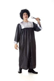 BigBuy Carnival Déguisement Gospel Noir Taille L