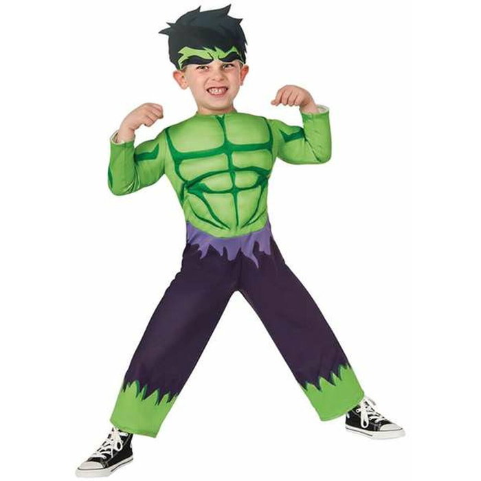 BigBuy Carnival Déguisement pour Enfants Hulk 3-6 ans (2 Pièces)