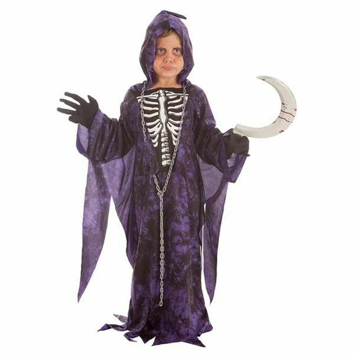 Creaciones Llopis Déguisement Enfant Tunique Reaper (3 Pièces) - 10-12 Ans
