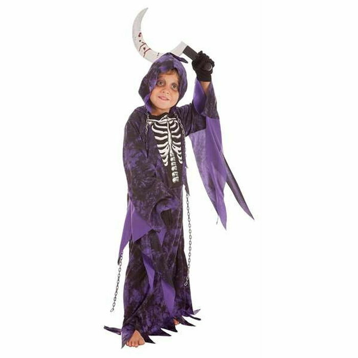 Creaciones Llopis Déguisement Enfant Tunique Reaper (3 Pièces) - 10-12 Ans
