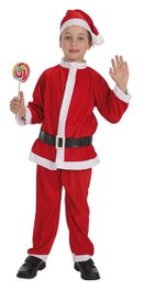 Creaciones Llopis Déguisement de Père Noël pour enfant, 10-12 ans