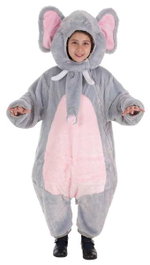 Creaciones Llopis Déguisement pour Enfants Éléphant 8-9 ans (2 Pièces)