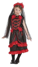 Creaciones Llopis Déguisement Infantil Catrina Flores T-S 3-6 Ans