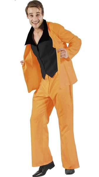 Creaciones Llopis Déguisement Adulte 70s Orange Musique Disco Taille L Creaciones Llopis Déguisement Adulte 70s Orange Musique Disco Taille L