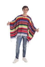 BigBuy Carnival Déguisement pour Adultes Monterrey Poncho L