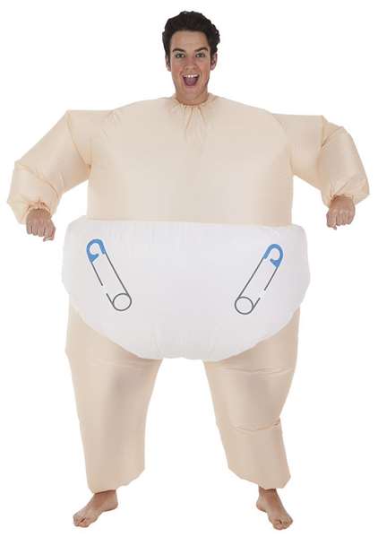 Creaciones Llopis Disguise Adult Inflatable Bébé Costume Gonflable Taille L Creaciones Llopis Disguise Adult Inflatable Bébé Costume Gonflable Taille L