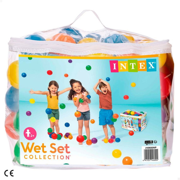 Balles Intex 49600NP 8 x 8 x 8 cm 100 Pièces