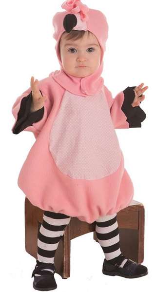 Creaciones Llopis Déguisement bébé flamenco, taille 0-6 mois, avec combinaison et capuche, âge recommandé 3 ans Creaciones Llopis Déguisement bébé flamenco, taille 0-6 mois, avec combinaison et capuche, âge recommandé 3 ans