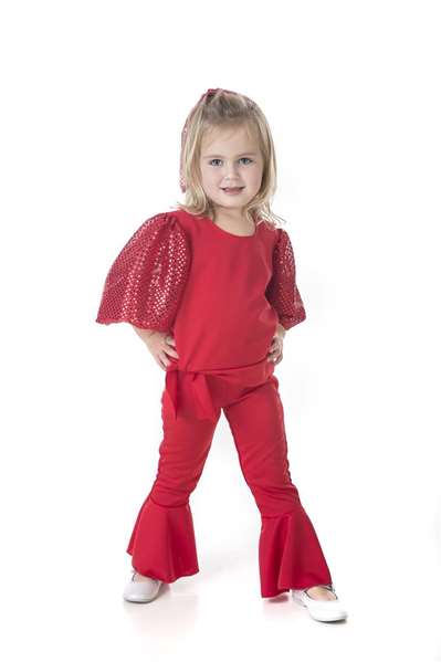 Creaciones Llopis Déguisement Enfant Carrá Taille 11-13 Ans, Rouge