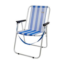 Chaise de Plage Aktive Blanc Blue marine 44 x 45 x 76 cm Marin