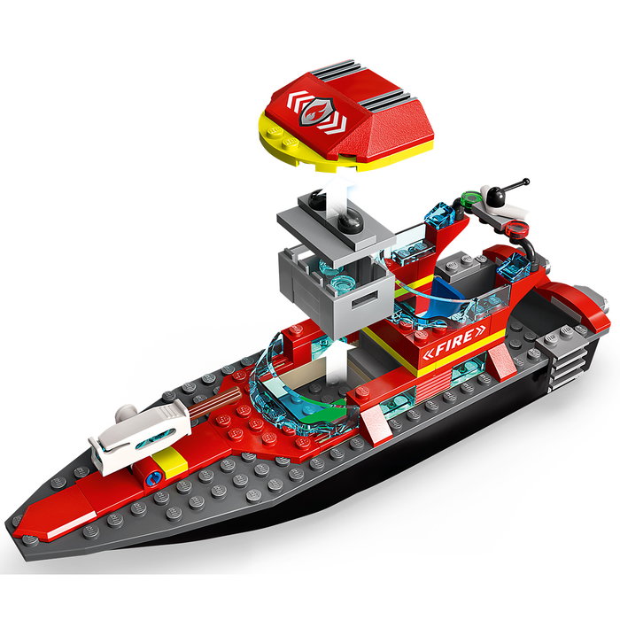 LEGO City 60373 Le Bateau de Sauvetage des Pompiers