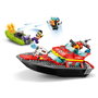 LEGO City 60373 Le Bateau de Sauvetage des Pompiers