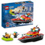 LEGO City 60373 Le Bateau de Sauvetage des Pompiers