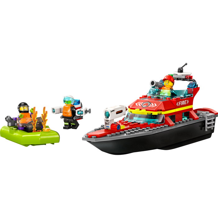 LEGO City 60373 Le Bateau de Sauvetage des Pompiers
