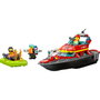 LEGO City 60373 Le Bateau de Sauvetage des Pompiers