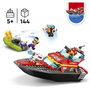 LEGO City 60373 Le Bateau de Sauvetage des Pompiers