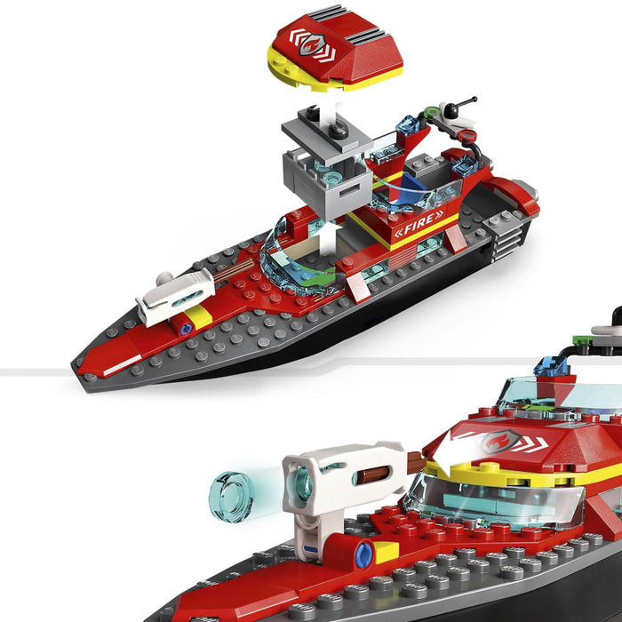 LEGO City 60373 Le Bateau de Sauvetage des Pompiers