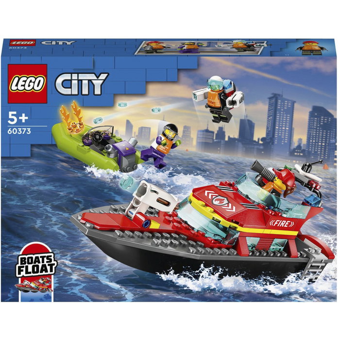 LEGO City 60373 Le Bateau de Sauvetage des Pompiers