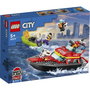 LEGO City 60373 Le Bateau de Sauvetage des Pompiers
