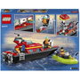 LEGO City 60373 Le Bateau de Sauvetage des Pompiers