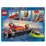 LEGO City 60373 Le Bateau de Sauvetage des Pompiers