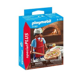 Playmobil - Figurine pizzaiolo Special Plus - Figurine en plastique pour enfant à partir de 4 ans