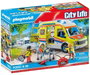 Playmobil Ambulance avec effets lumineux et sonores 71202 City Action