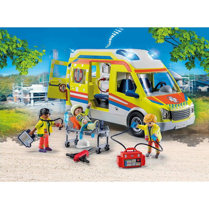 Playmobil Ambulance avec effets lumineux et sonores 71202 City Action