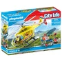 Playmobil 71203 City Action Hélicoptère de Secours avec Figurines - Les Secouristes - Jeu de Construction pour Enfants