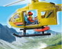 Playmobil Hélicoptère de secours 71203 City Life Rescue Helicopter