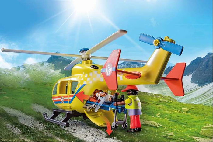 Playmobil Hélicoptère de secours 71203 City Life Rescue Helicopter