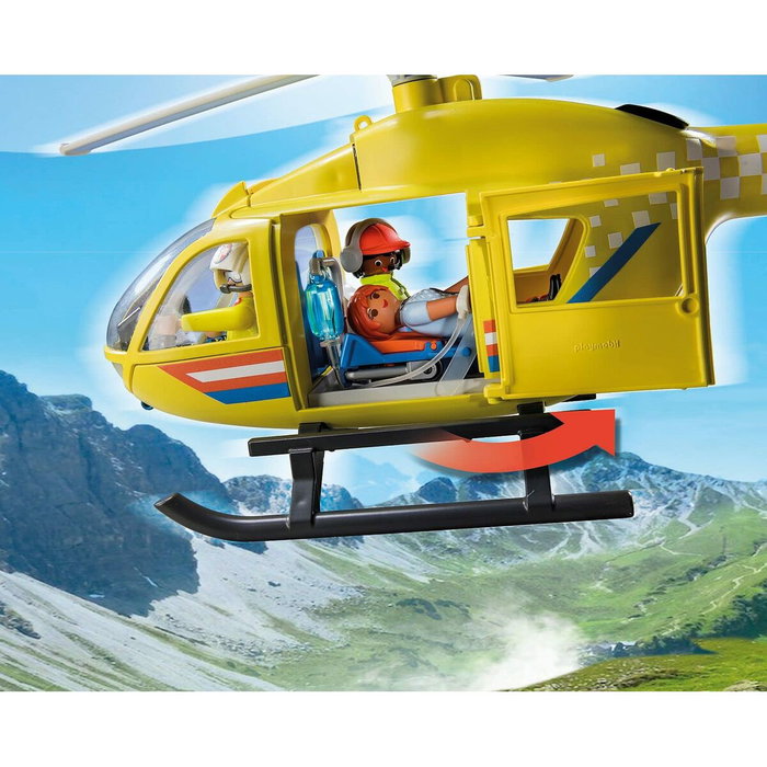 Playmobil Hélicoptère de secours 71203 City Life Rescue Helicopter