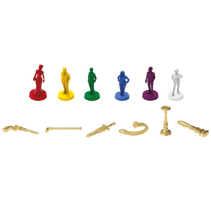 Hasbro Cluedo Refresh Jeu de société en espagnol, version actualisée avec nouveaux personnages et illustrations, à partir de 8 ans