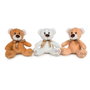 Play By Play Peluche Ours en peluche avec nœud 20 cm - Modèles assortis aléatoirement - Peluche douce pour bébé et enfant