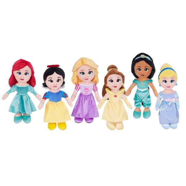 Play By Play - Peluche Princesse Disney 30 cm - Modèles assortis - Surtido - Figurine douce pour enfant dès 0 mois