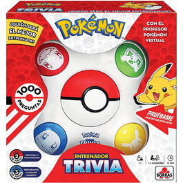 EDUCA BORRAS Jeu de société Trivia Pokémon - Jeu de questions réponses, 1 à 4 joueurs, à partir de 7 ans