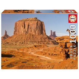 Educa Puzzle 1000 Pièces Adulte Monument Valley Réf. 19559 - Puzzle Éducatif en Carton Recyclé (68 x 48 cm)