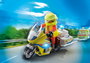 Playmobil Moto de secours avec effet lumineux 71205 City Life